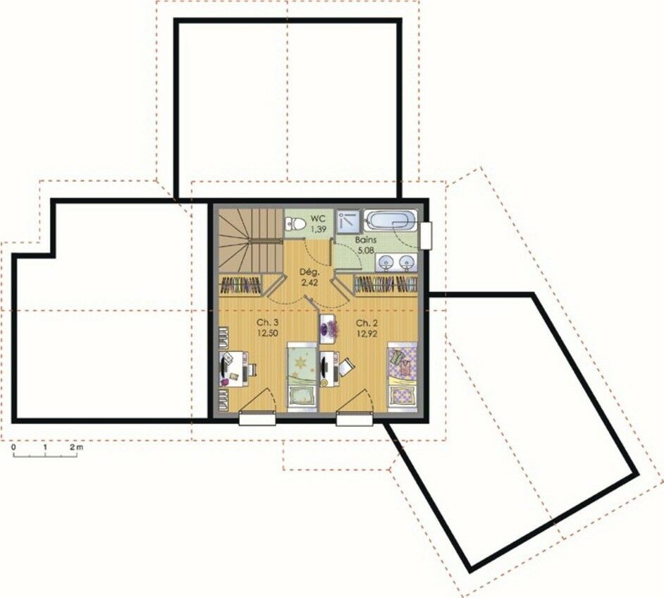 Supérieur Plan De Table Basse En Bois #9: Plan-maison-a-etage-meuble-etage-17794.jpg Supérieur Plan De Table Basse En Bois #9: Plan-maison-a-etage-meuble-etage-17794.jpg