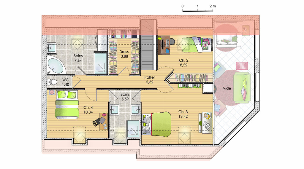 plan de maison original