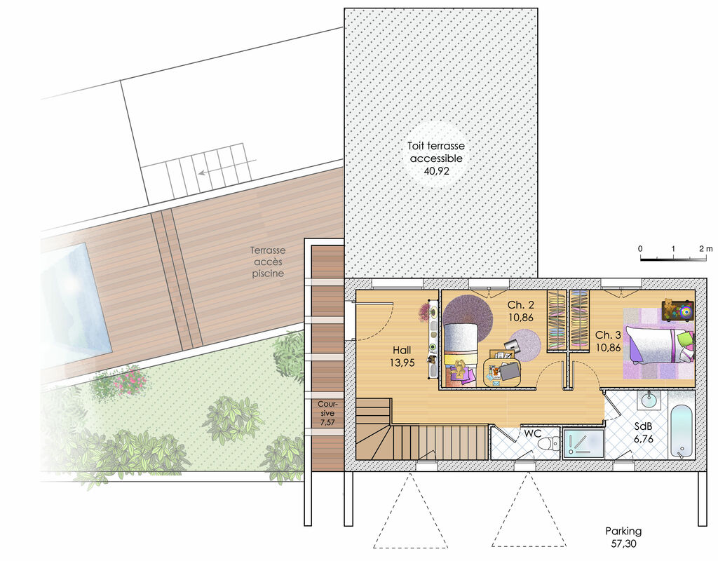 plan de maison évolutive