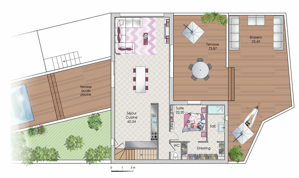 plan de maison évolutive