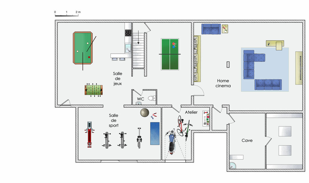 plan de maison jeux