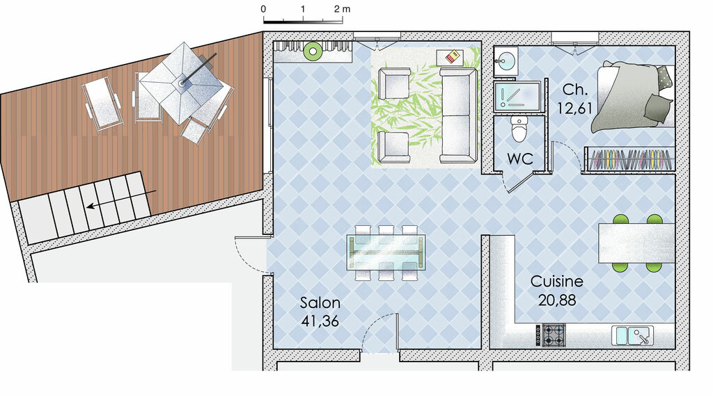 plan de maison évolutive