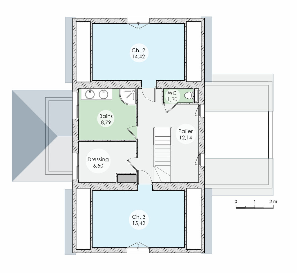plan maison normande