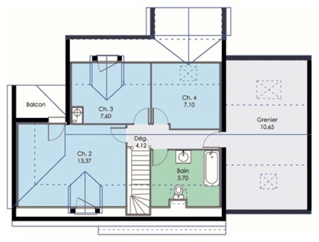 plan de maison bretonne