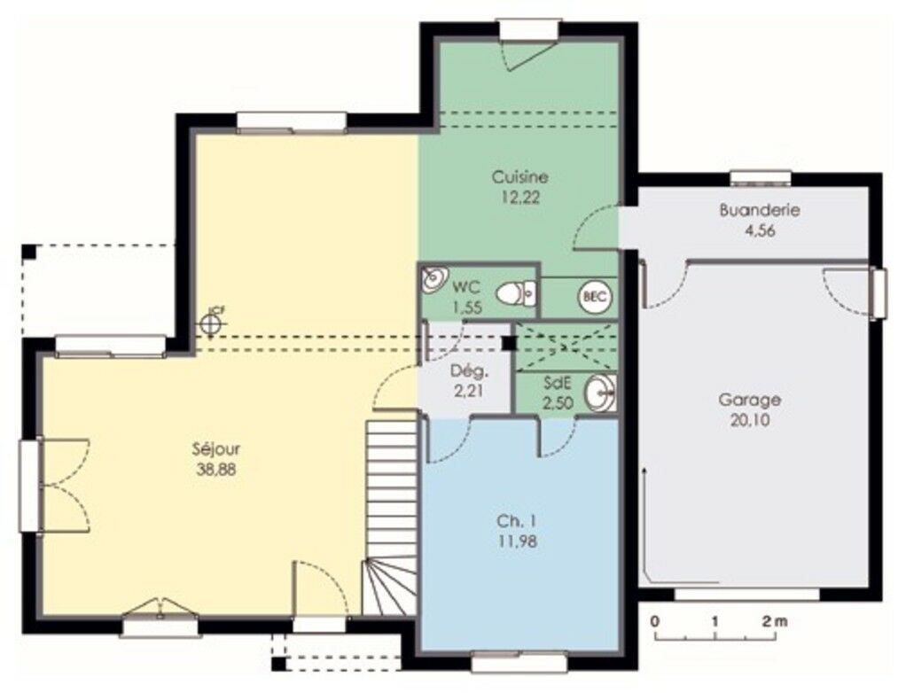 plan de maison bretonne