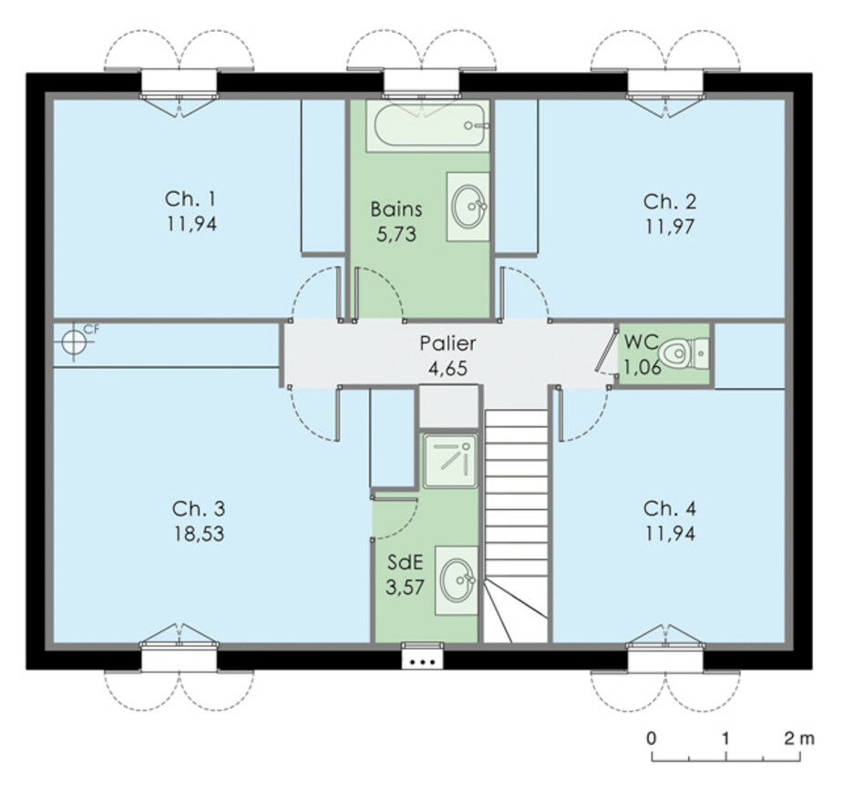 Plan de maison : Maison familale | Faire construire sa maison