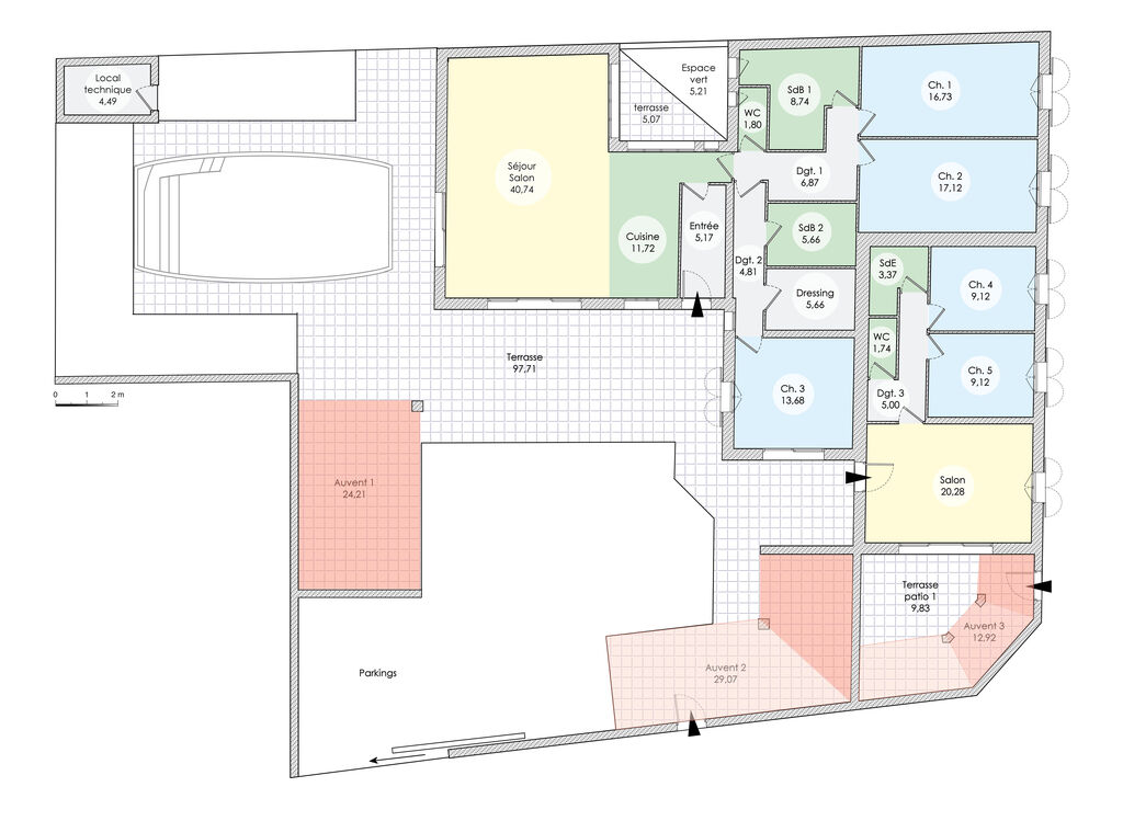 plan maison plain pied charente maritime